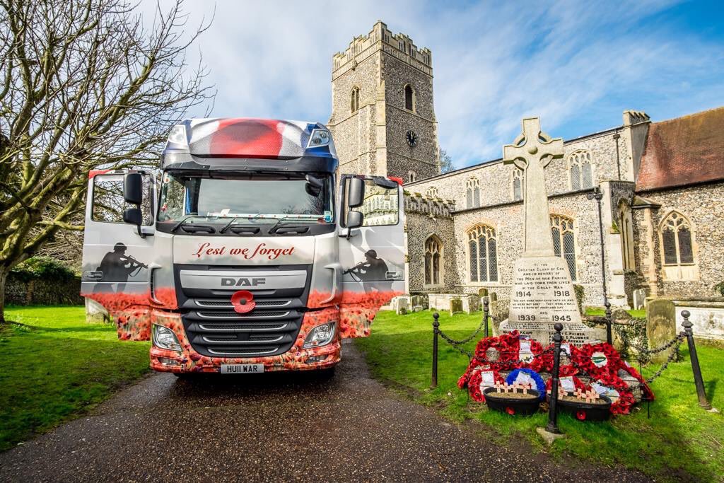 It’s been a very busy time for Poppy over the last few weeks supporting various @PoppyLegion #PoppyAppeal events and this week is set to be no different. It’s a pleasure to be able to show off the truck and pay respect to veterans! #Remembrance #Poppy