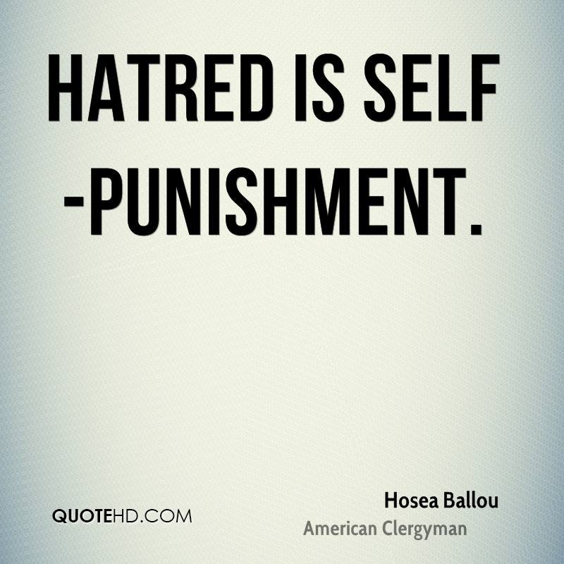 Somewhere along the lines,

things went from 'Love Trumps Hate'
to just Hate.

Purging stress and negative emotions feels liberating.