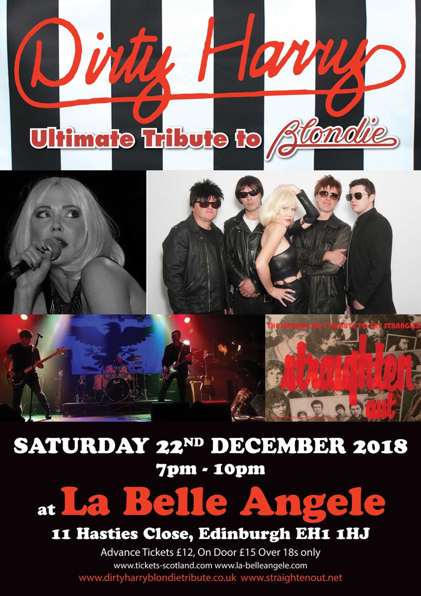 Delighted to announce our next Edinburgh gig on Sat 22nd dec at la Belle Angele with special guests Straighten Out! :) xx