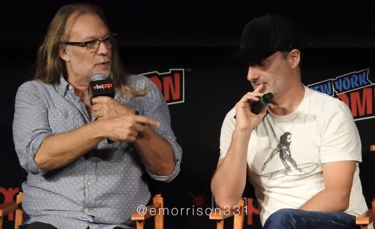 I will likely be an emotional wreck later so ahead of tonight’s episode I just want to congratulate #GregNicotero and #AndrewLincoln on what I’m sure will be one helluva ride. Thank you, Andy, for 9 incredible seasons. #TWDFamily #TheWalkingDead