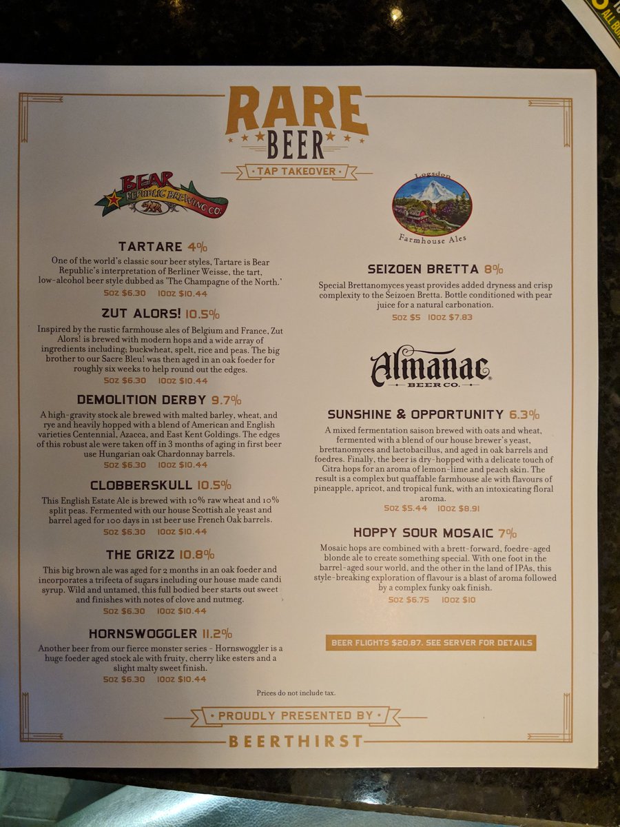 Today's the day <a href="/johnbpub/">John B Pub</a> for a Rare Beer Tap Takeover courtesy of <a href="/BeerthirstBC/">BEERTHIRSTBC</a> <a href="/Beerthirst/">Beerthirst Canada</a> <a href="/BearRepublic/">Bear Republic</a> <a href="/AlmanacBeer/">Almanac Beer Co</a> <a href="/FarmhouseAles/">LogsdonFarmhouseAles</a> <a href="/nwbeerguide/">Northwest Beer Guide or beers.bsky.app</a> <a href="/BeerthirstJason/">Jason</a> <a href="/CAMRABC/">CAMRA BC</a> <a href="/CAMRAVancouver/">CAMRA Vancouver</a> <a href="/CAMRAVictoria/">CAMRA Victoria</a> <a href="/bcbeerguy/">BC Beer</a> <a href="/BeersofBC/">BC Beers</a> @gye_incognito @DeanReimer @AMacNewWest <a href="/vancraftbeer/">Craft Beer Vancouver</a>