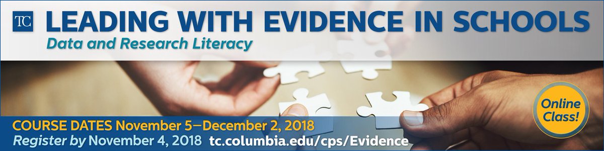 YilinPan's tweet photo. Come join @Alex_J_Bowers and me in this four-week interactive online course to learn how to turn #data into evidence-based decisions in schools. Register by Nov 5! https://t.co/uPcdKAz8jQ
