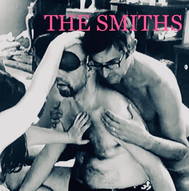 <a href="/louistheroux/">Louis Theroux</a> Just to even give my brain a fighting chance of processing this image, I’ve had to turn it into a Smiths album cover...