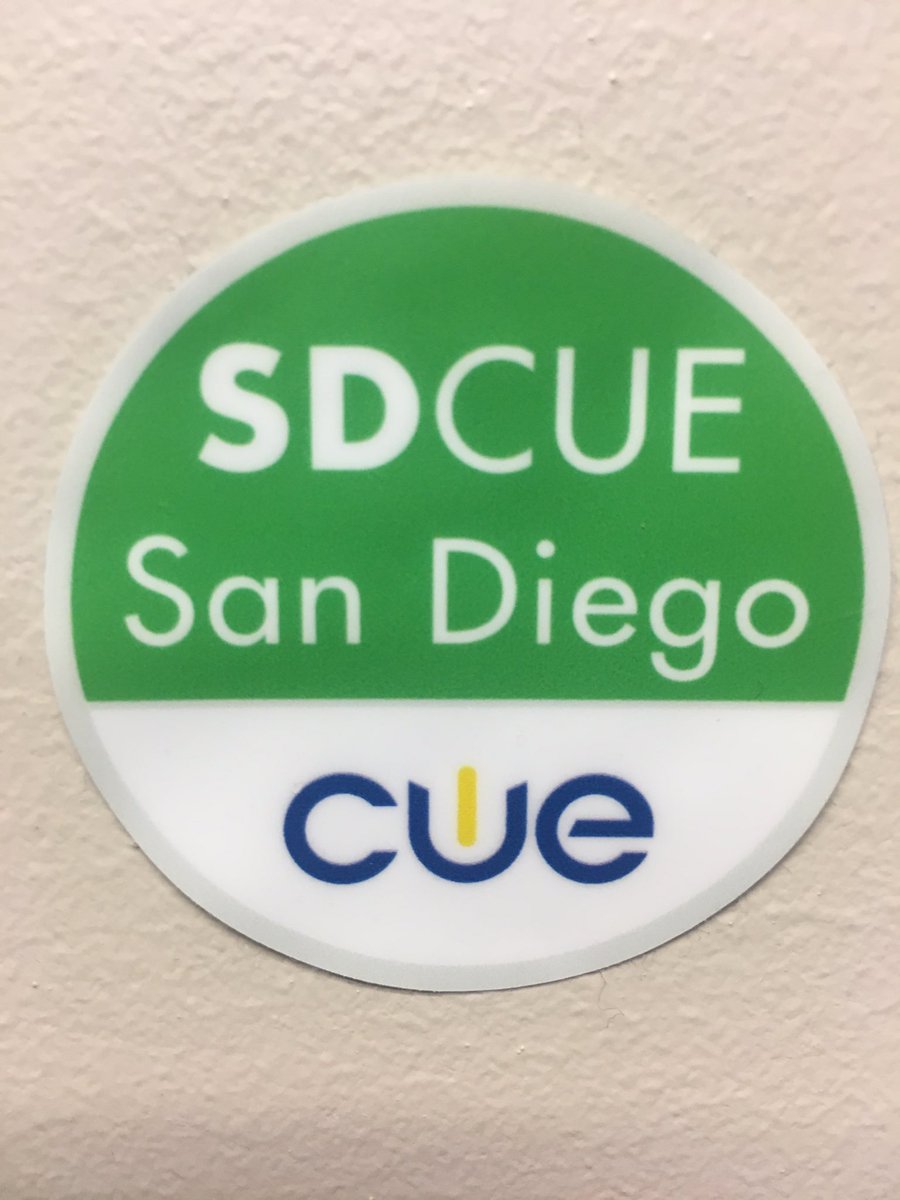 Great day of learning! #SDCUE <a href="/SSDKristin/">Kristin Baranski, Ed.D</a> <a href="/drsmpierce/">Dr. Stephanie Pierce</a>