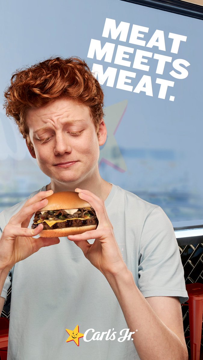 CarlsJrAU's tweet photo. The Carl's Jr. Philly Cheesesteak Thickburger™, a delicious meat-on-meat first for Australia.

#meatonmeat #thatsalotofmeat https://t.co/brCJX6mfb1