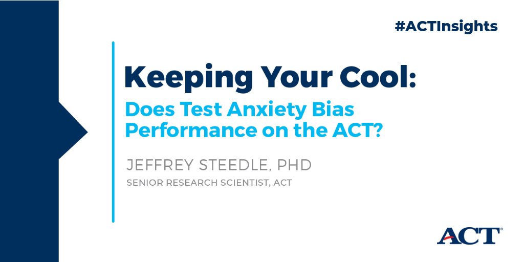 We researched the effects of test anxiety on performance on the #ACT #test and how it relates to factors such as feeling unprepared, hours of sleep, and eating breakfast. Check out the full report: bit.ly/2yG1lUY #ACTInsights