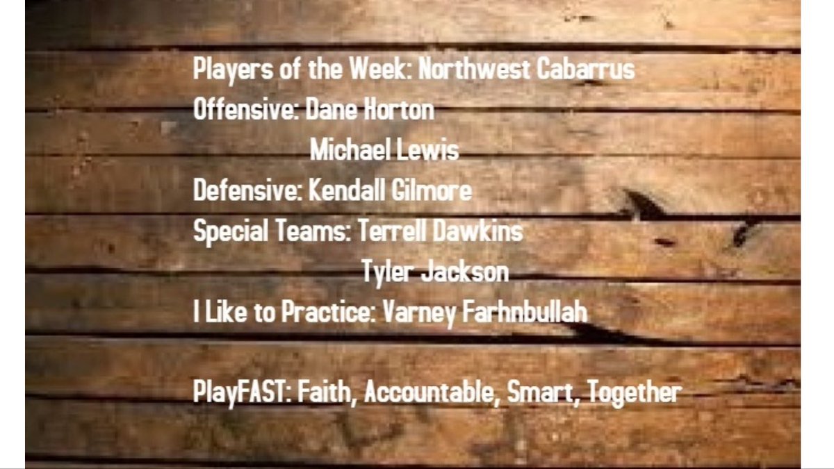 CMChargerFB's tweet photo. Players of the Week. https://t.co/b5n5IzsAXa