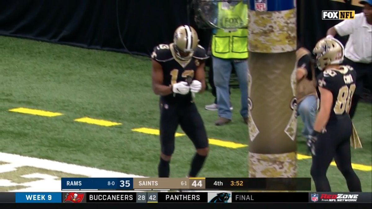 SBNation's tweet photo. MICHAEL THOMAS JUST DID THE JOE HORN CELEBRATION! https://t.co/PbFNHeQl6G