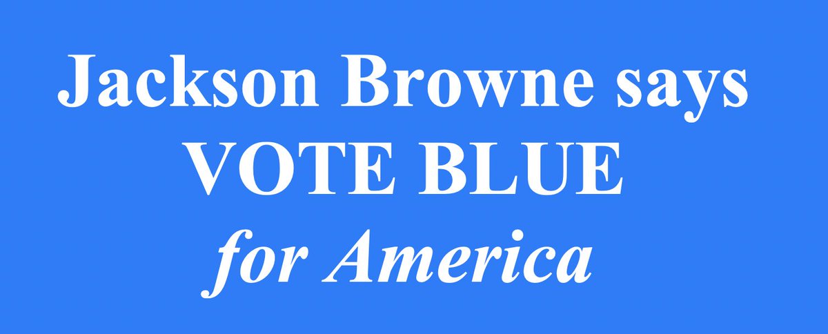 JeffCStevenson's tweet image. #VoteBlue2018 &amp;amp; CHANGE OUR WORLD
   
  “Until the land of the free
 Is awake and can see
 And until her conscience has been found”
   
  youtube.com/watch?v=eM_3bJ…
 #JacksonBrowne   @SongsofJBrowne