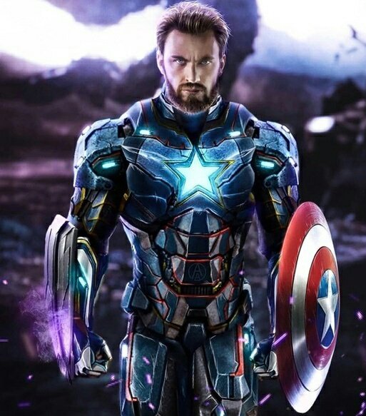 Si que sería algo raro, pero ¿les gustaría ver algo así en #Avengers4? 😱 #CaptainAmerica