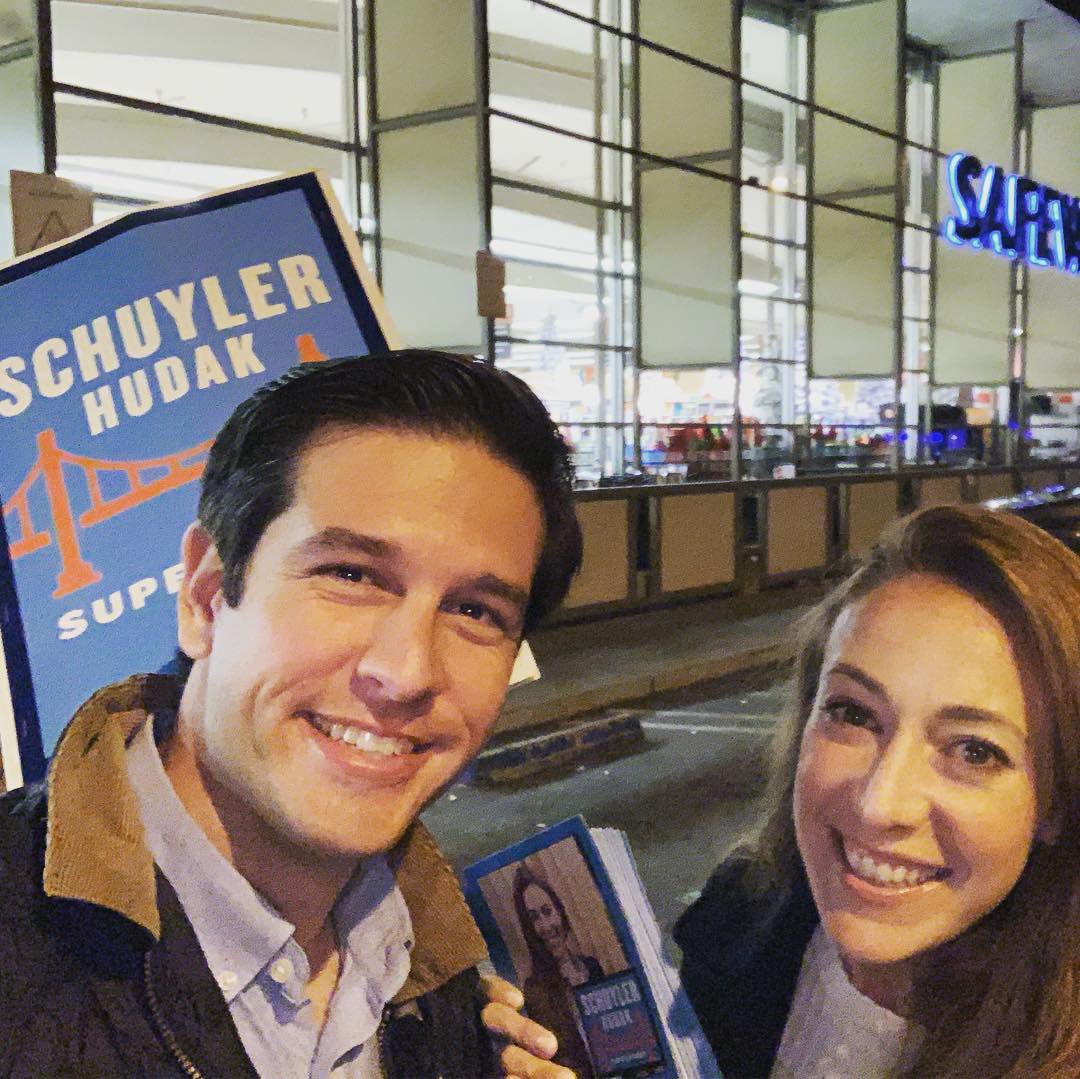 SchuylerLeigh's tweet image. We’ve been out here for over 12 hours of campaigning today and 12 hours yesterday. #TeamHudak just #KeepsGoing because #SanFrancisco is worth fighting for.
