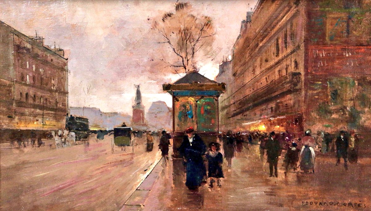 #ÉdouardLeonCortès
Place de la République- Paris, ~1910