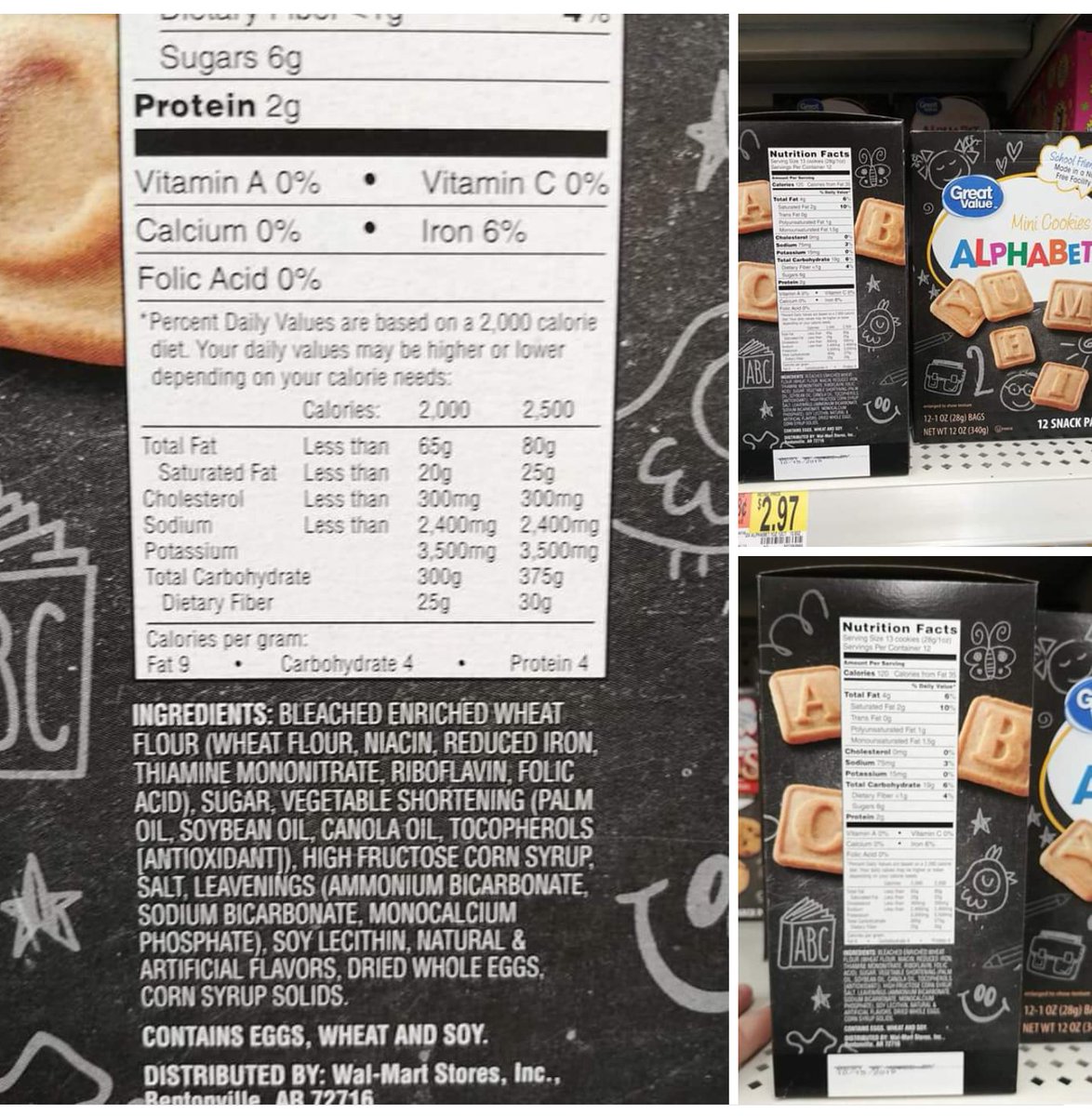 shaylaanthony's tweet image. Hey @Walmart... How is this possible? This item has enriched flour containing folic acid, yet the RDA is listed at 0%. Who can ask to find out if this is correct? #CerebralFolateDeficiency #CFD #FolicAcid