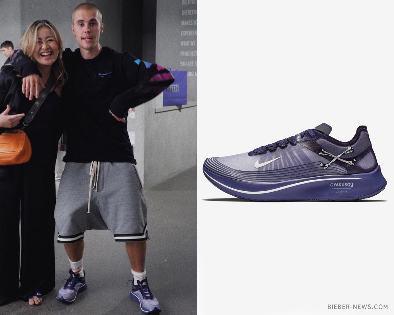 Justin Bieber News on X Fashion 190.00 Nike x Undercover Gyakusou Zoom Fly SP in Ink Sail Dark Grey Black that s available here https t aL5gr4uoMP https t JC2hSrZnKn X