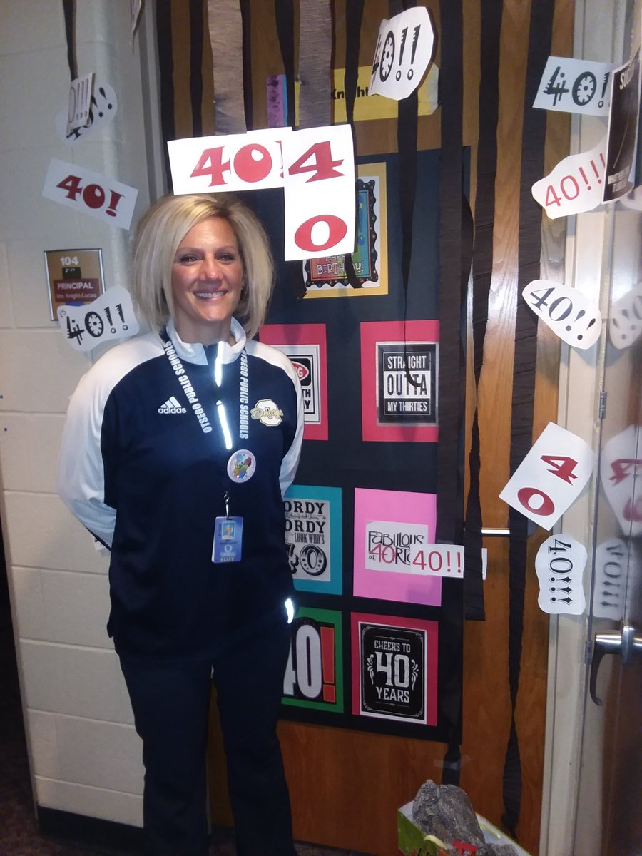 Mrs_Trumley's tweet photo. Hapoy birthday to you!  @KnightOts #straightouttamythirties #40andfantastic https://t.co/xeVPUsMCWM