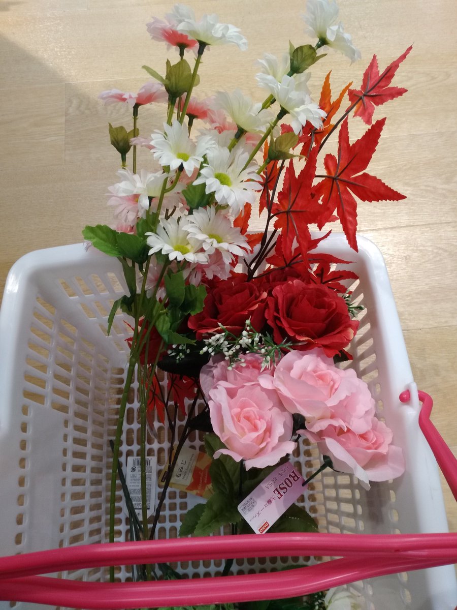 100均の造花の活用 アレンジアイデア選 ダイソー セリア
