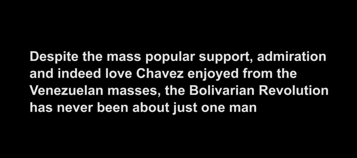 Viva Venezuela-A documentary about Venezuela and their current struggle towards socialism! Lots of amazing interviews with different people including those directly involved with the socialist programs, the working class, marxists, etc. https://www.youtube.com/watch?time_continue=18&v=pJZl1bO8JQY