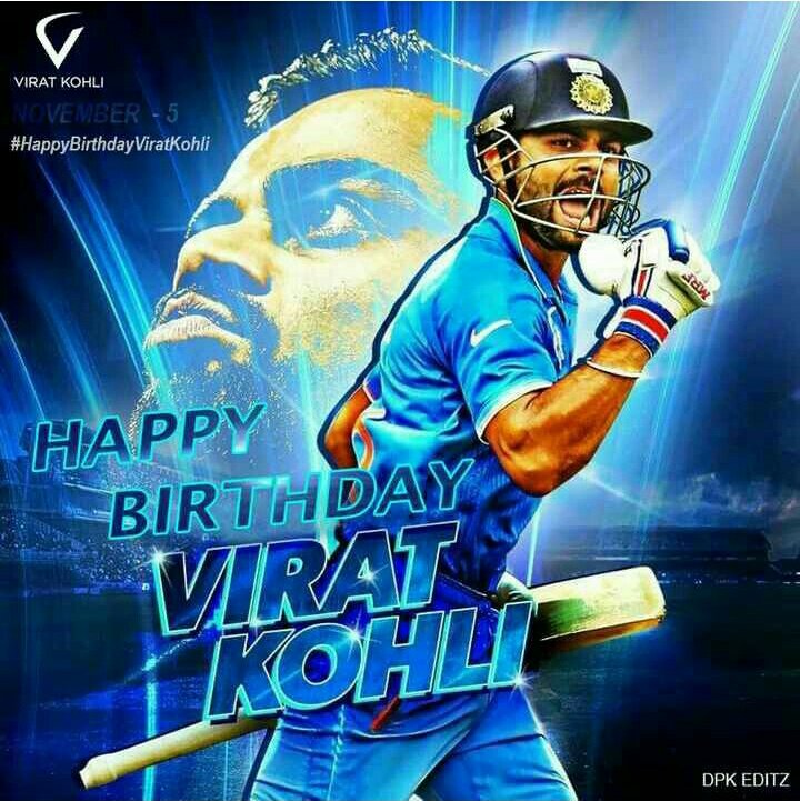Happy birthday *Virat Kohli*        