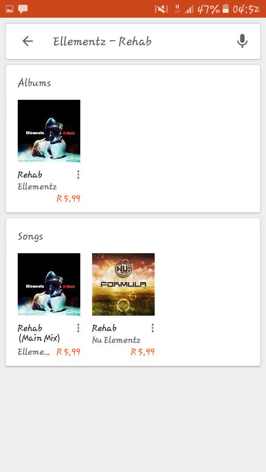 Simply key in the title and the name "Ellementz - Rehab (Main Mix)" on your Playstore and Get our latest single for as little as R5,99 #MuzartMusic 💯