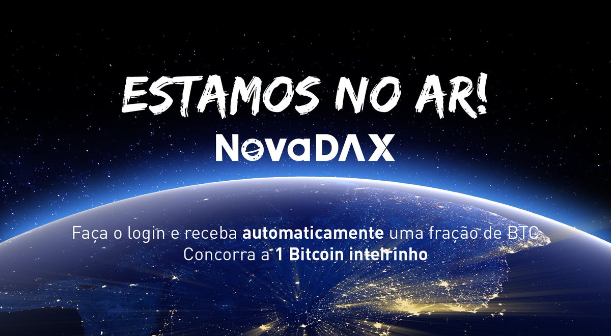 Nova_DAX's tweet photo. Mais de 10.000 pessoas receberam Bitcoin grátis na https://t.co/UJHg2Zlxj4. 🎁Não perca seu bônus por cadastro. Indique amigos para receber mais BTC e aumentar suas chances de ganhar 1 BTC no sorteio de 28/11!
#mercado #bitcointrade #btc #eth #grafico #sorteio #ComoComprarBitcoin https://t.co/pFA8bKO4LO