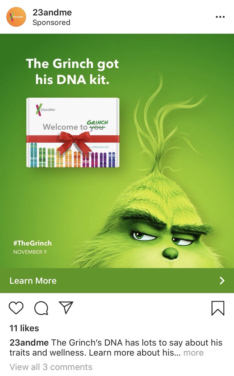 I Hate Everything What The Hell Does The Grinch Have To Do With A Dna Kit Illumination Will Associate Their Doo Doo Movies With Anything T Co Sl4w5pubri