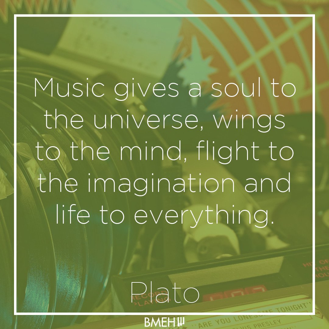 BucksMEH's tweet photo. "Music gives a soul to the universe, wings to the mind, flight to the imagination and life to everything" - Plato
#Musicquotes #BMEH #supportingthecommunity #LocalMusicCentres https://t.co/S5v8ReulCx