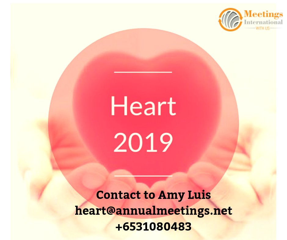 Heartconf's tweet photo. #Heart_Meeting_2019 would be glad and graceful to distinguished speaker attending this event. 
3rd International #Heart_Conference #March 18-19, 2019 #Las Vegas, USAs
Details can be seen @ https://t.co/P8T2bwvgDh https://t.co/YqPN9kBzVd