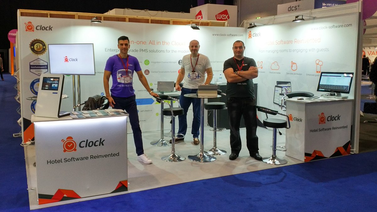 ClockSoftware's tweet image. Join our #ClockSoftware team at the @WTM_London , 5.-7. November, at Stand No. TT324. The team will be providing a run-down of the latest exciting features of the cloud PMS. Take a look at how all hotel operations can seamlessly be integrated and made more efficient. #WTMLDN2018
