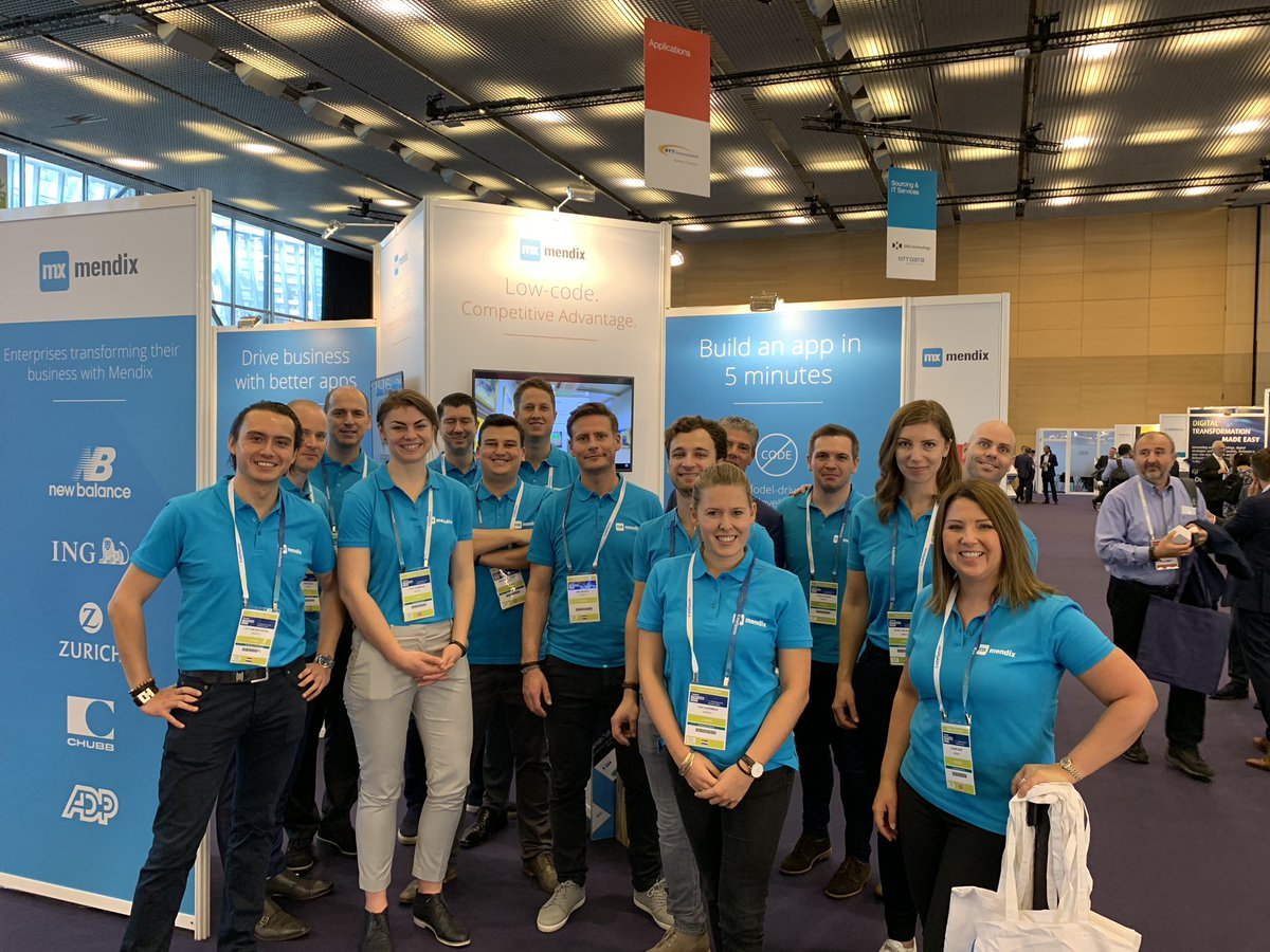 Drop by at booth 409 to talk about <a href="/Mendix/">Mendix - Build excellent apps</a> low code Platform #GartnerSYM