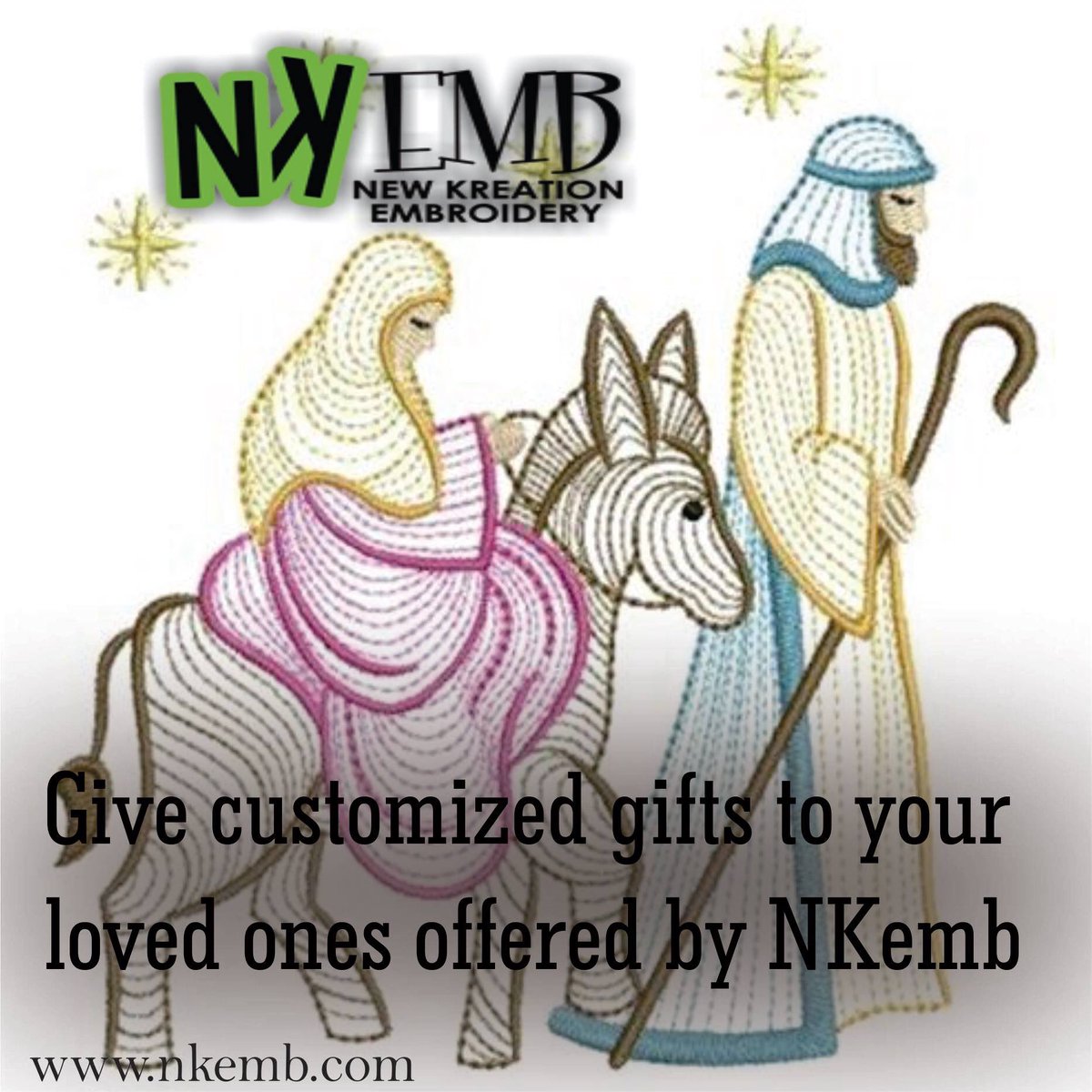 NkEmbroidery's tweet image. Give customized gifts to your loved ones offered by NKemb.
For more details visit: nkemb.com
For prices reach us at - mark.nkemb@gmail.com
or call us at : +1 609-473-0809

#logodigitizing #puffdigitizing #nkemb #redworkdigitizing #sleevesdigitizing