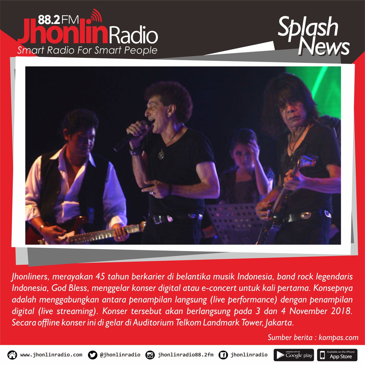 #godbless #musik #rock #jhonlinradio #jhonlingroup #jhonlinmagz #batulicin #tanahbumbu #musik #musikindonesia #indonesia #solo #radio #radiobatulicin #tanahbumbuinfo #infotanahbumbu #infobatulicin #batulicininfo #radiobatulicin #jhonlinradiobatulicin #jhonliners