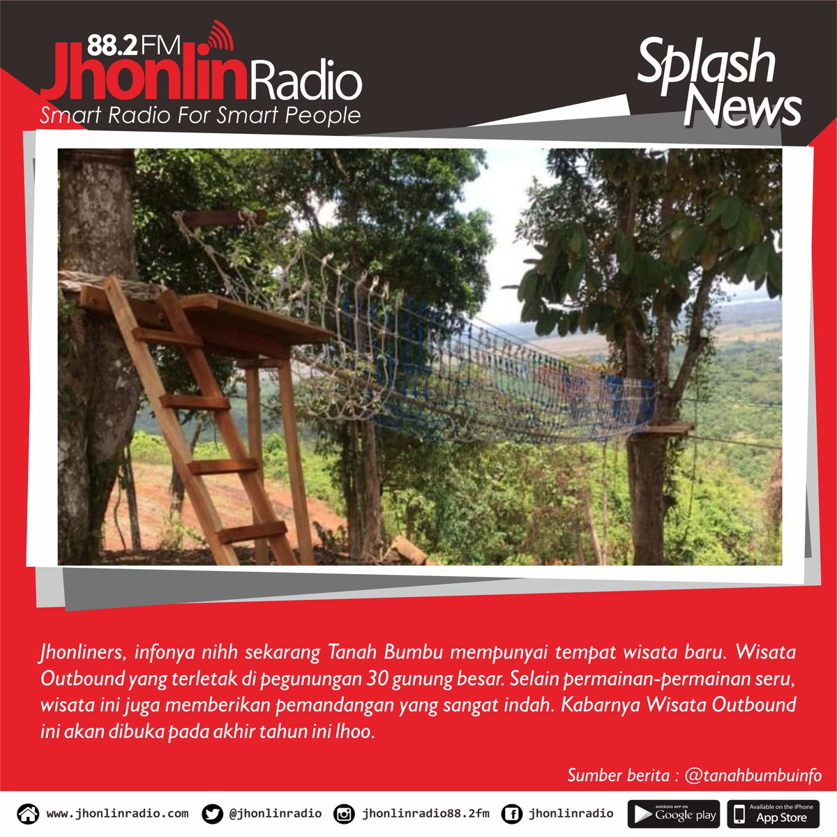 #wisatatanahbumbu #outbound #jhonlinradio #jhonlingroup #jhonlinmagz #batulicin #tanahbumbu #musik #musikindonesia #indonesia #solo #radio #radiobatulicin #tanahbumbuinfo #infotanahbumbu #infobatulicin #batulicininfo #radiobatulicin #jhonlinradiobatulicin #jhonliners