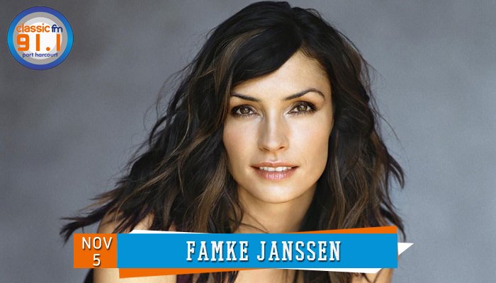Happy birthday to American actress and star of the X-Men film trilogy, Famke Janssen. 