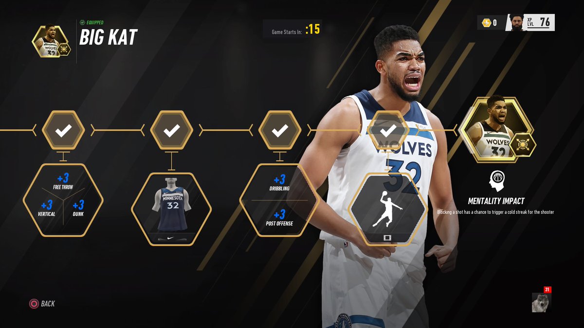 HTownsFinest44's tweet photo. @EASPORTSNBA Why is Live making my player go cold when I block shots with my stretch? Shouldn't it be vice a versa? https://t.co/qZkJvAqaPk