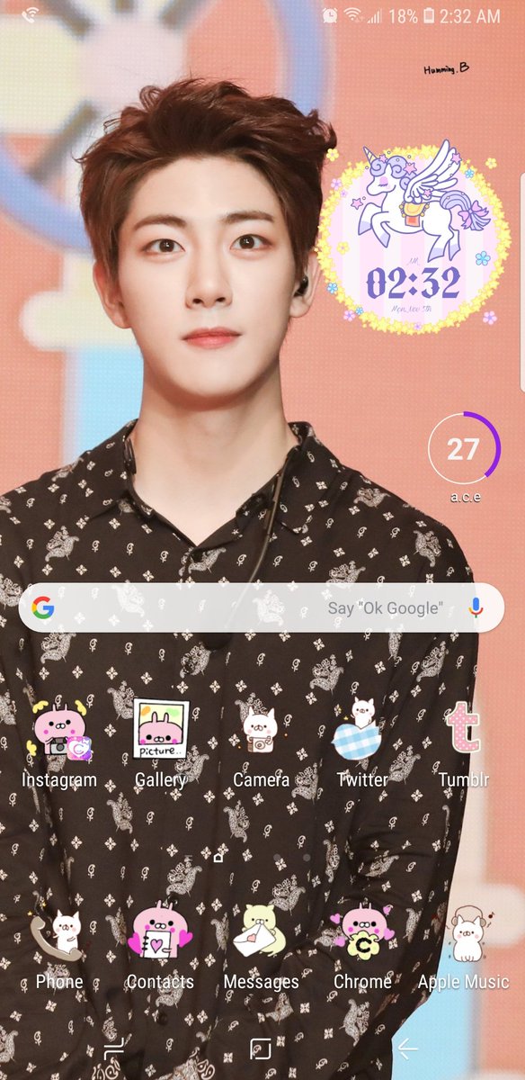 home screen update~jibeom again, but at this point is anyone even surprised?