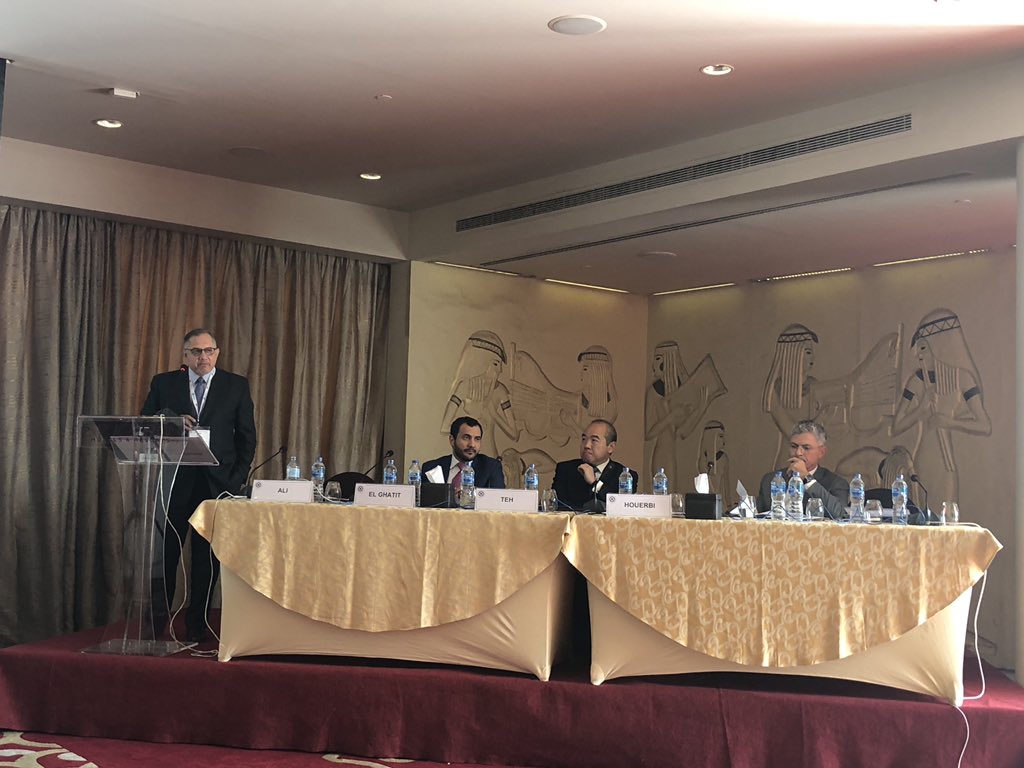 Nasserak's tweet photo. Second day of IBA’s Arab Regional Conference kicks off. An exceptionally strong program today focused on disputes and arbitration in the region. @IBAnews @IBAevents #IBAInvME #ibacairo https://t.co/hSIqlP09of