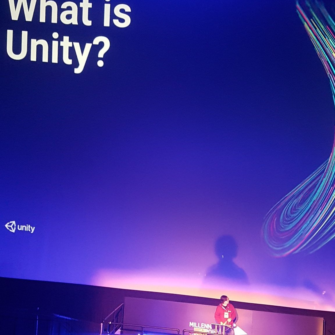 LiamSorta's tweet image. Speaking at our own event on behalf of @unity3d on a freaking IMAX screen wasn&apos;t something I expected this year 😅 What a blast though! So many great #madewithunity projects, and so many beginners trying it for the first time ♥️♥️

#gamedev #unity3d #indiedev #madewithunity