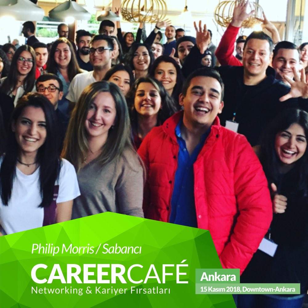 Farklı departmanlardan Philip Morris/Sabancı çalışanlarıyla tanışmak, kariyer fırsatları ve işe alım süreçleriyle ilgili merak ettiklerini sormak için 15 Kasım Perşembe günü Ankara'da gerçekleşecek bu etkinliği kaçırma! Başvuru için; anbean.co/pmicareercafe/