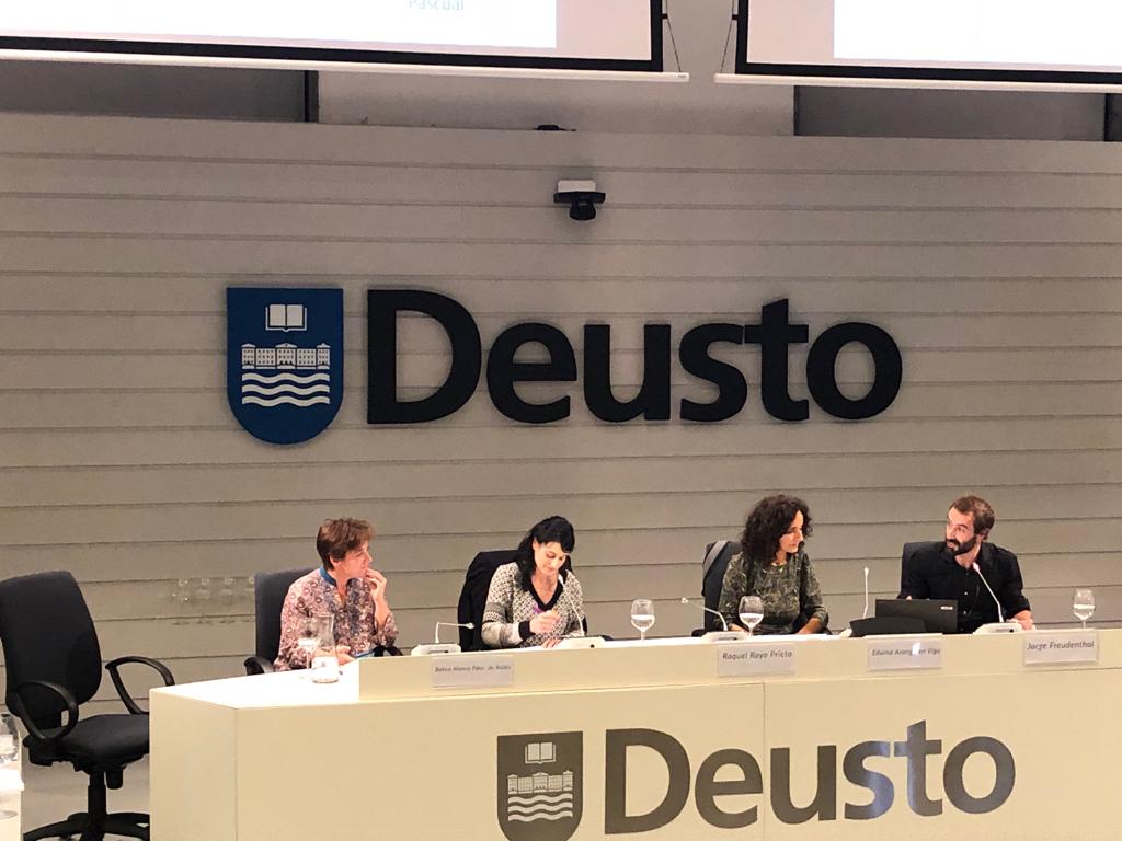 AMUGE_elkartea's tweet photo. #FelizLunes os compartimos las fotos de las jornadas del viernes 26 de octubre: ¿Y los hombres? que se celebró en el Auditorio de la Universidad de @deusto #Bilbao Más información: https://t.co/6UNtGWqhDS https://t.co/YXgqS93HSf