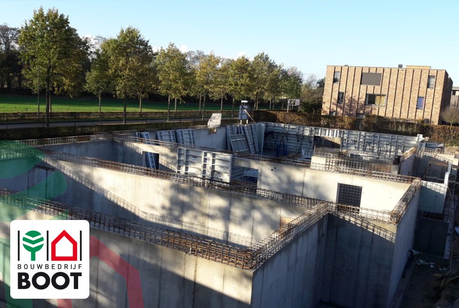 #Voortgang plan September #Teteringen: 
Kelderwanden #parkeerkelder van 18 appartementen bijna #gereed.