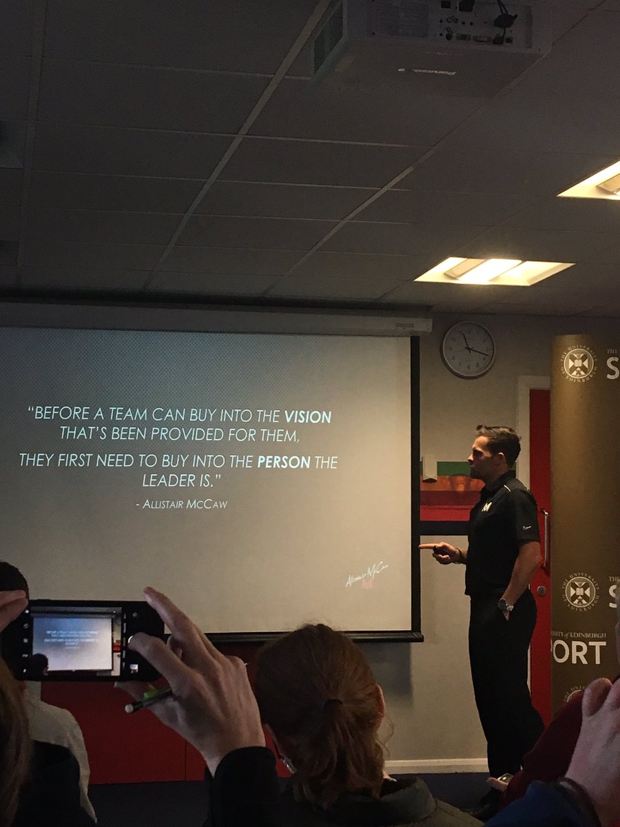 A great Saturday meeting <a href="/AllistairMcCaw/">Allistair McCaw</a> and learning about culture in sport and how it can develop an organisation or player #ChampionMindedScotland #bechampionminded