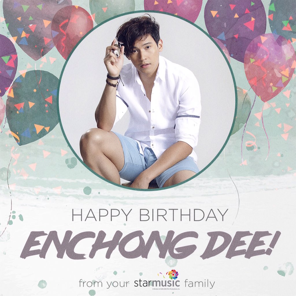 Happy birthday Enchong Dee! Love, your Star Music family!    