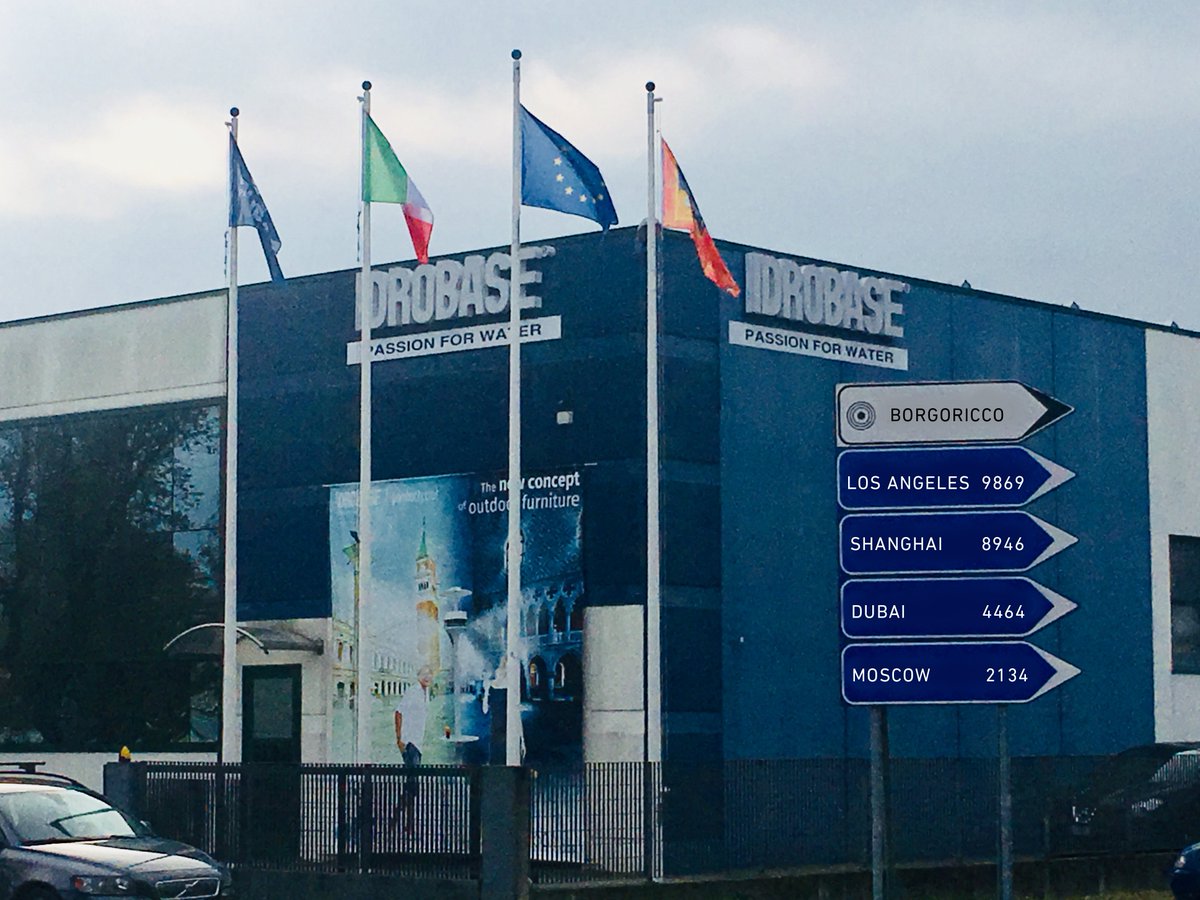 All streets lead to Idrobase Group 🇮🇹✈️🚊🚚 #Passion4Water #IdrobaseGroup #Misting #Cleaning #Carwash #SpareParts #Furniture