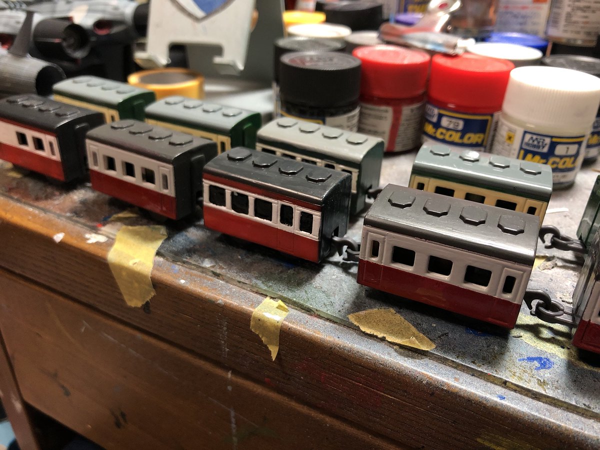 違和感アリアリの客車出来ました