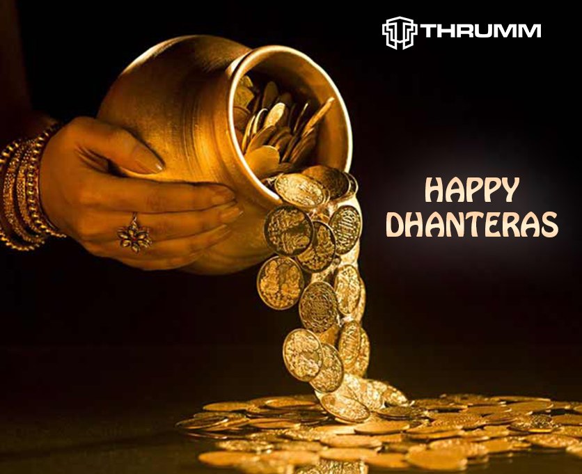 Thrumm_India's tweet photo. #Happydhanteras2018 #Happydhanteras #thrumm #amplifyyourcool #keepthrumming #heartbeatsthrumm https://t.co/H3Ms6jZSx7