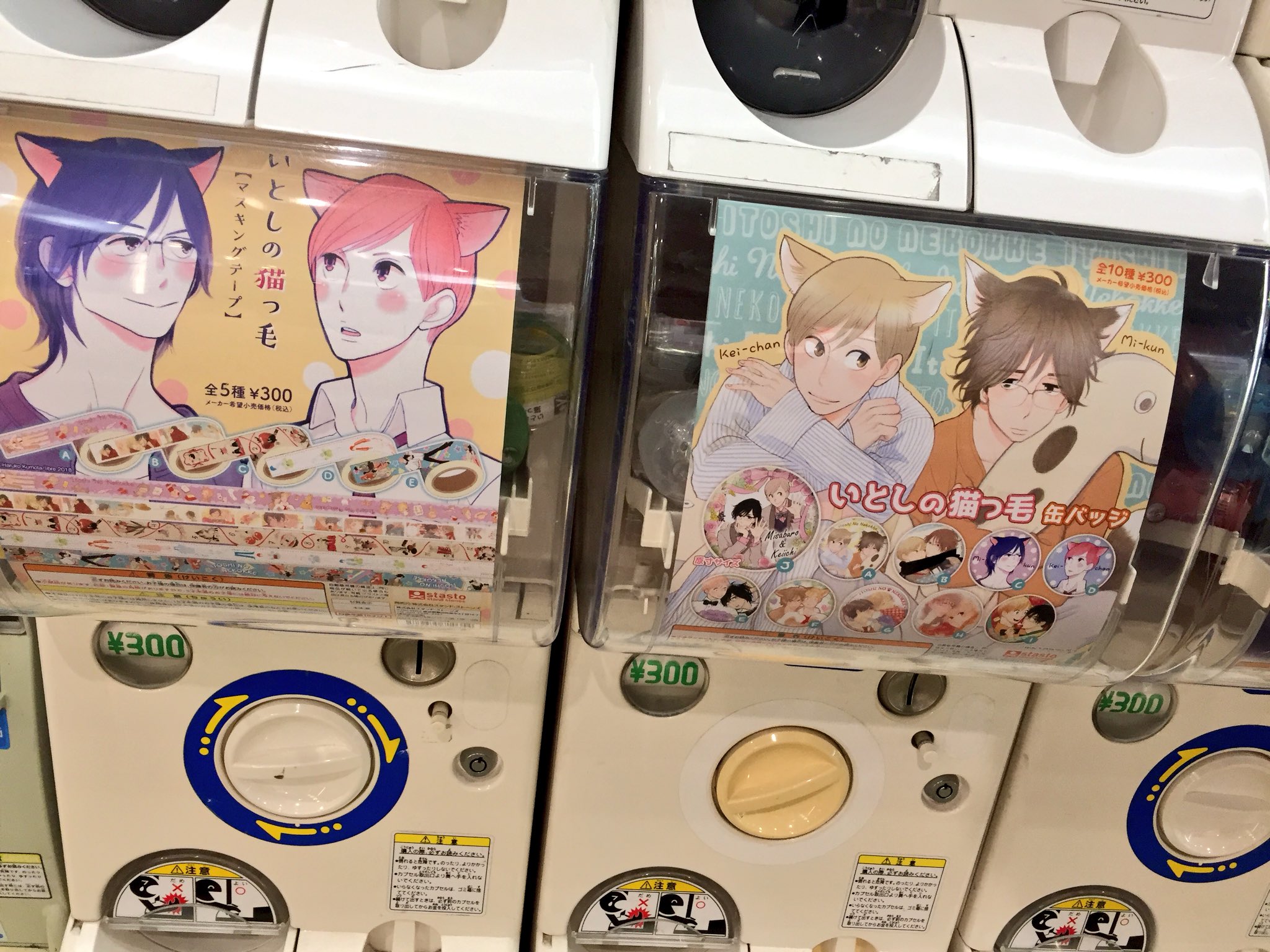 アニメイト モラージュ佐賀 カプセル情報 いとしの猫っ毛 の缶バッジ マスキングテープがそれぞれ入荷したサガよ とても可愛い優しいイラストで揃えたくなるサガ いとしの猫っ毛 T Co Lfzjanltst Twitter