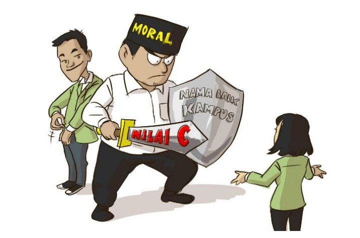 Seorang mahasiswi UGM diperkosa ketika KKN. Pelaporan rumit, korban diberi nilai C tanpa alasan, dan pelakunya dibiarkan lulus sebentar lagi. Baca detailnya:

balairungpress.com/2018/11/nalar-…