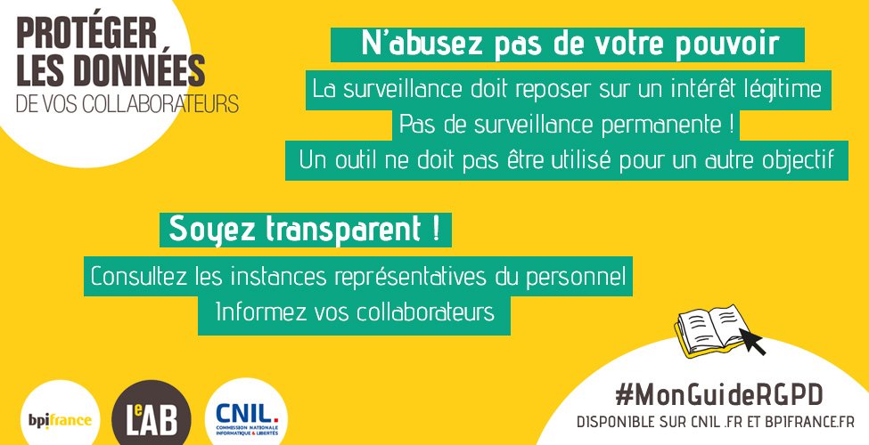 #RGPD | Les bonnes pratiques #RH pour protéger les données des candidats au recrutement et des collaborateurs ! A lire dans #MonGuideRGPD → cnil.fr/sites/default/…