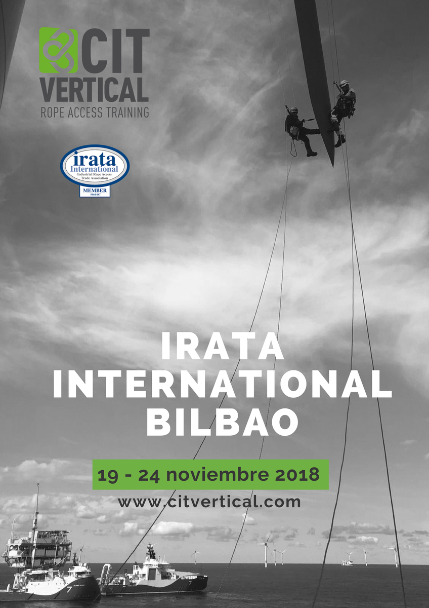 citvertical1's tweet photo. Ya puedes matricularte en nuestro próximo curso IRATA - abierto a todos los niveles #IRATAInternational #formaciónIRATA #IRATATraining #técnicoIRATA #Bilbao #Noviembre #formación #trabajosenaltura https://t.co/yCFkFWlx6T