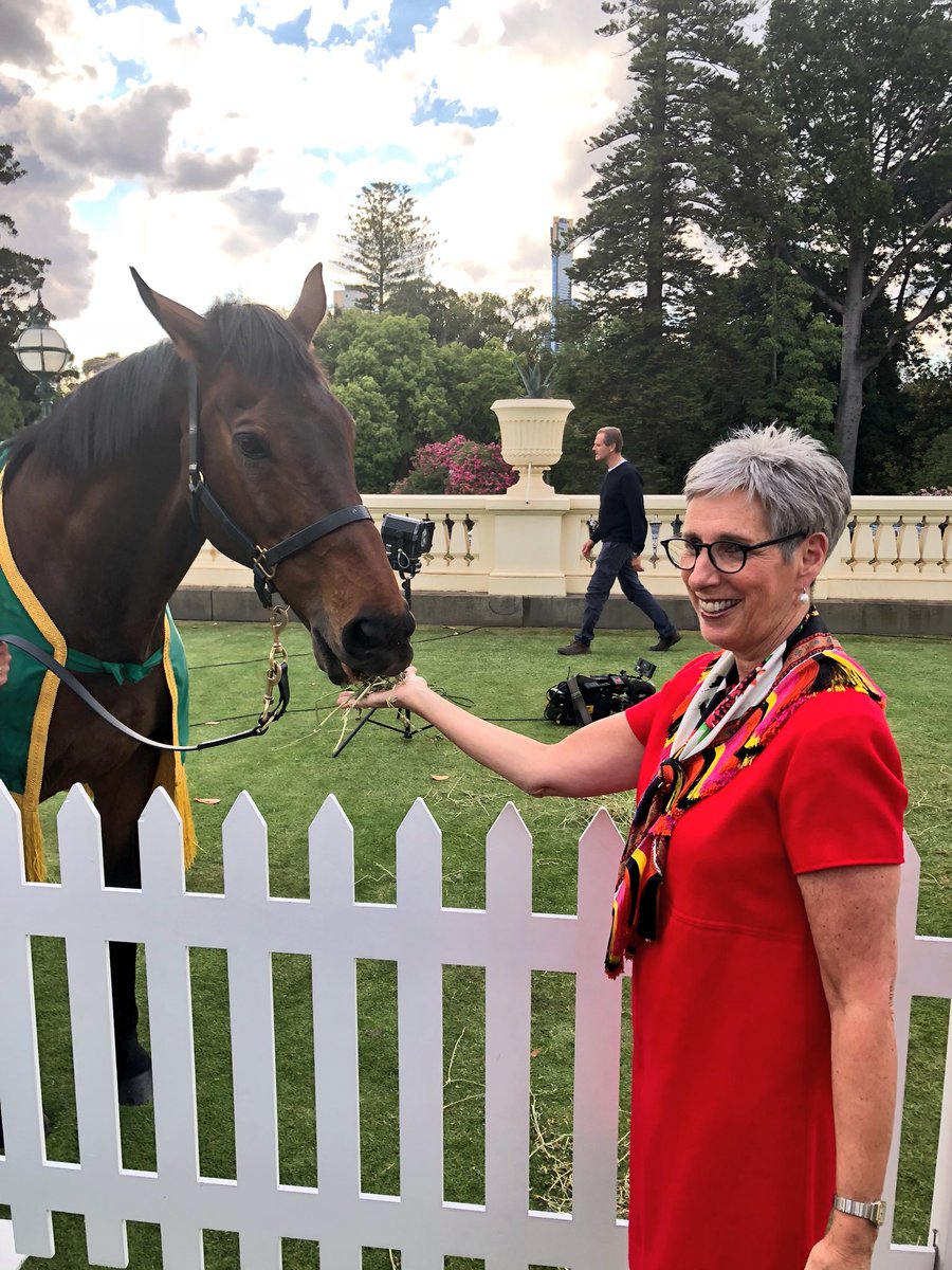 VicGovernor's tweet photo. Celebrating Victoria’s Spring Racing Carnival at the annual Government House Cup Eve Reception https://t.co/ym5TlEaRs5